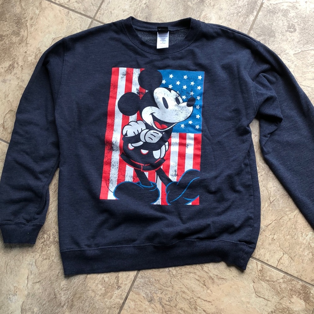 Women’s Mickey Mouse Patriotic Pullover